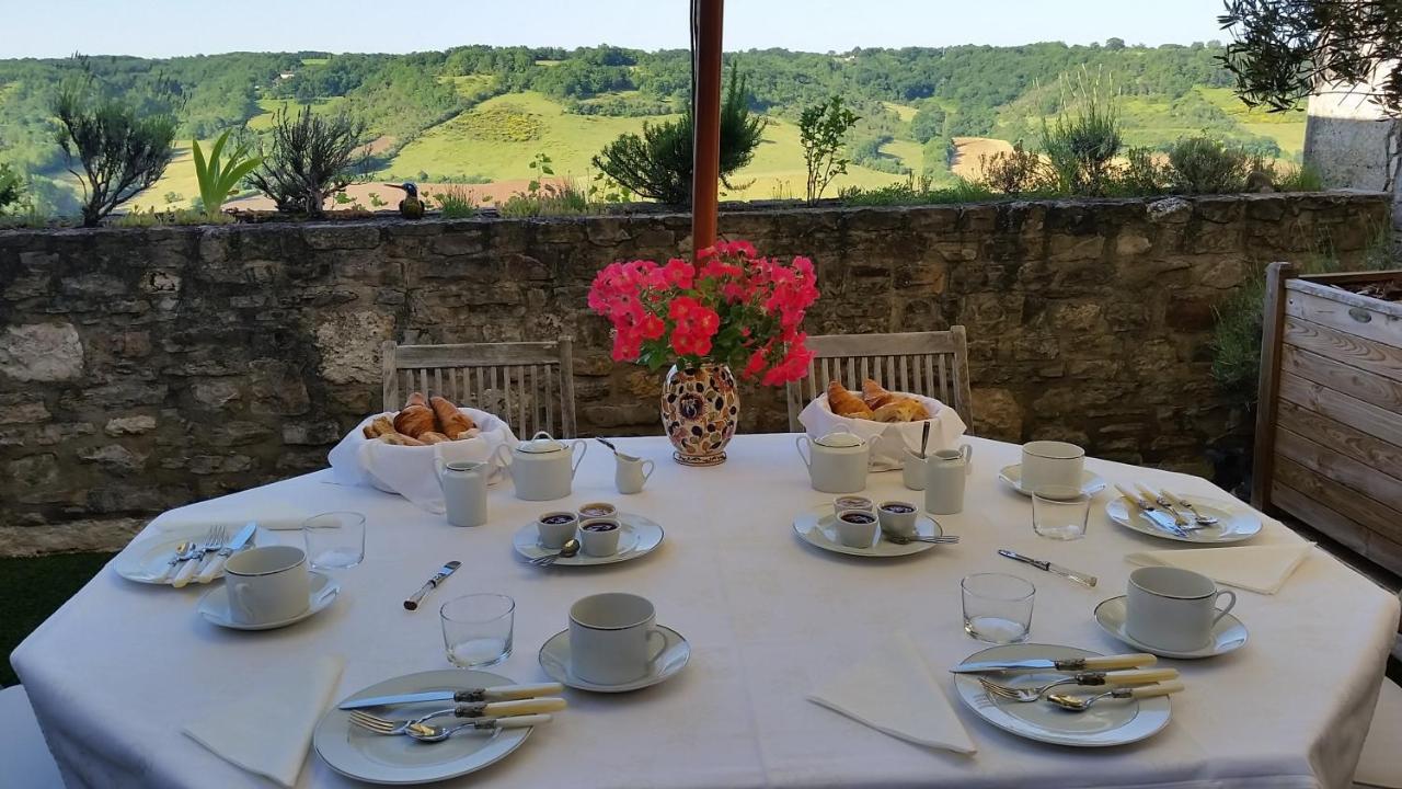 La Maison Bakea Cordes Sur Ciel Exteriör bild